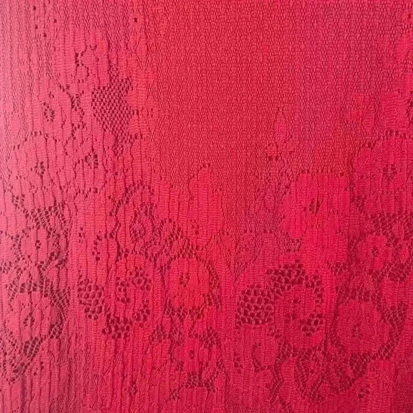 Free People Burgundy Red Lace Fairy Dress, size Small - Picture 4 of 4